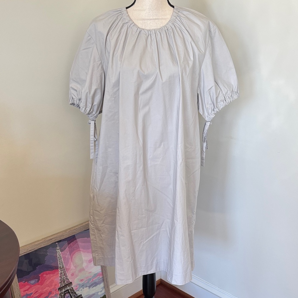 Calvin Klein Light Gray Midi Dress